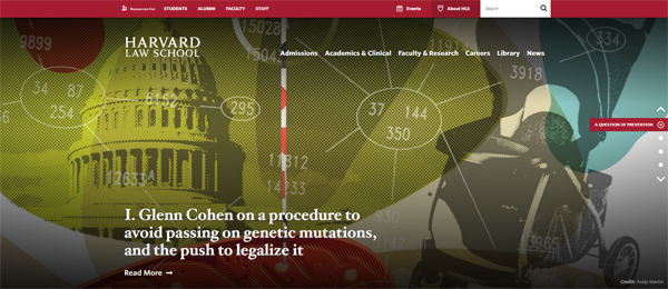 Harvard Law School website - powered by WordPress!